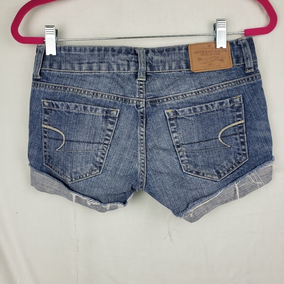 American Eagle Womens Cut Off Denim Jean Shorts - Picture 8 of 8